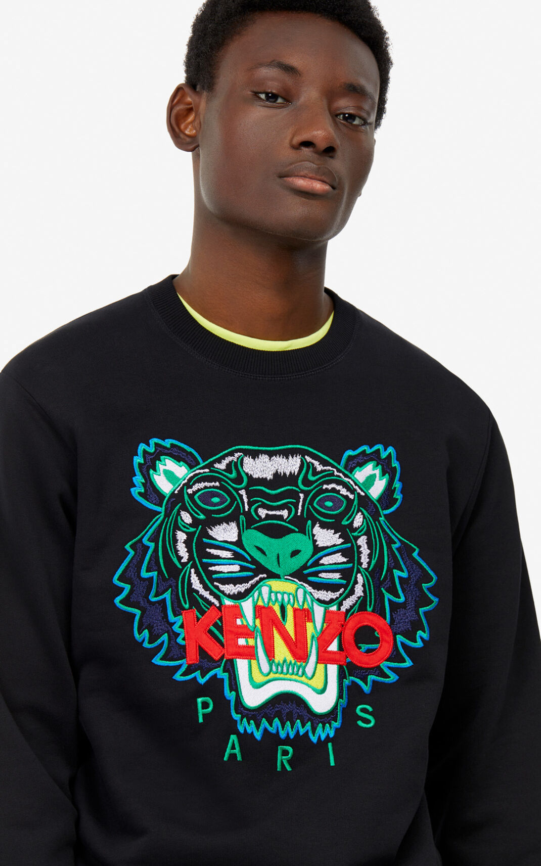 Sudadera Kenzo Tiger Hombre Negras - SKU.7350866